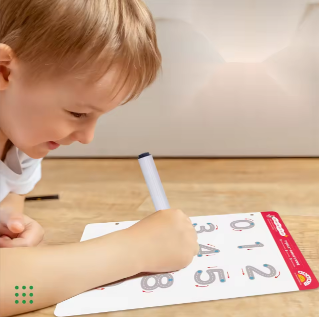 Reusable Erasable Drawing & Dot-to-Dot Practice Book Set – Multi‑Stage Stroke & Point Books with Pens and Eraser