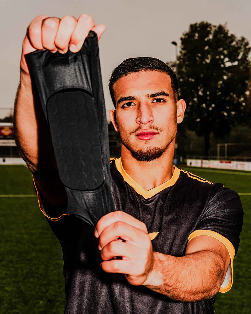 EVA Foam Soccer Shin Guard – Lightweight Compression Sleeve with Anti-Slip Triangular Protection (Adults/Youth)