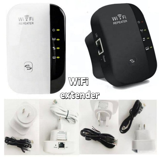 300Mbps Wi‑Fi Repeater & Signal Extender – Dual Mode (Repeater/AP) with WPS and RJ45 Port