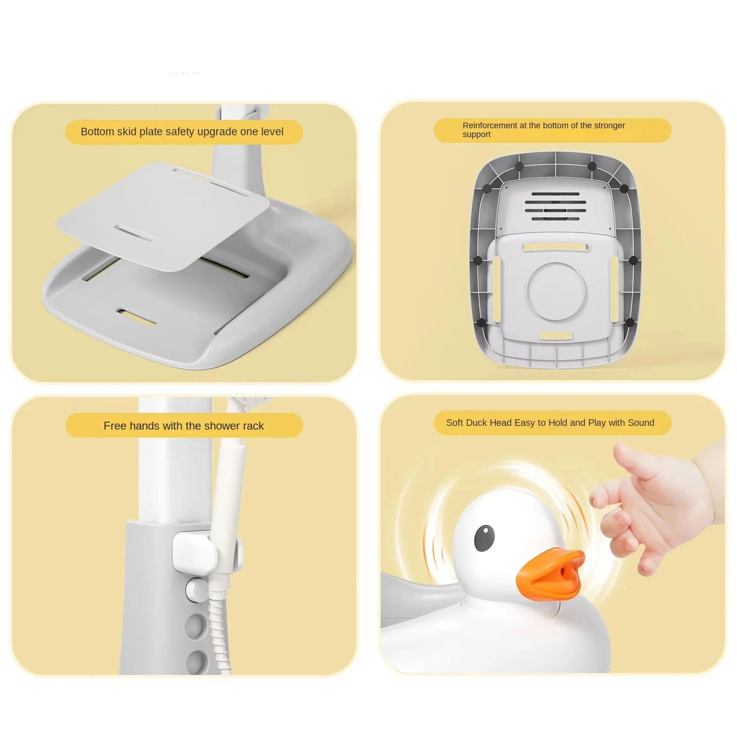 Nuevo artefacto de baño de pie para bebés